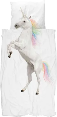 Produktbild von Snurk Bettwäsche Einhorn 135 x 200