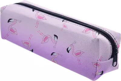 Produktbild von Mäppchen Federtasche Schlamperbox Federmäppchen Schüleretui Stiftemappe Flamingo 2 [008]