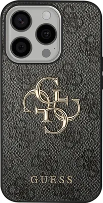 Produktbild von Guess 4G Big Metal Logo - iPhone 15 Pro Case (gray)