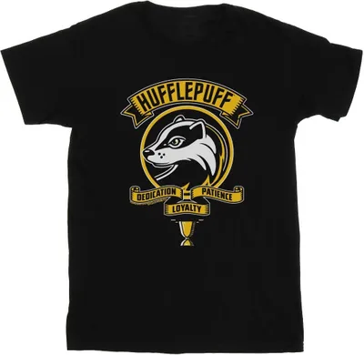 Produktbild von Harry Potter - "Hufflepuff" T-Shirt für Damen BI27572 (S) (Schwarz)