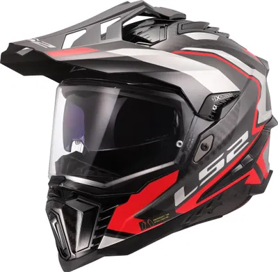 Image de Casque moto LS2 Explorer MX701 Frontier II rouge L