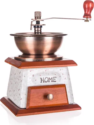 Produktbild von Keramik/Kov Kaffeebohnenmühle mit Holzdetails