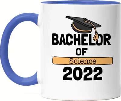 Produktbild von Bachelor of Science 2022 Tasse Blau Studium Absolvent Abschluss Geschenk Bachelorabschluss Uni