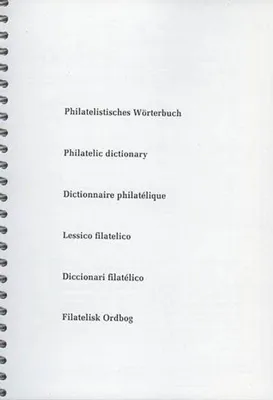 Produktbild von Philatelistisches Wörterbuch