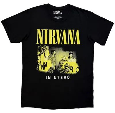 Image de Nirvana - T-shirt « In Utero » pour homme/femme (unie), noir charbon RO15756 (L) (noir)