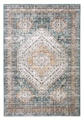 Obrázek produktu pro Vintage koberec - koberec - koberce - rohož - podlahová rohož - 240x340 cm - pratelný