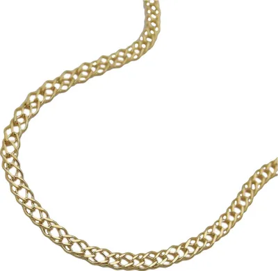 Produktbild von Armband 2,2mm Doppelpanzer 14Kt GOLD 19cm gold 2,2mm