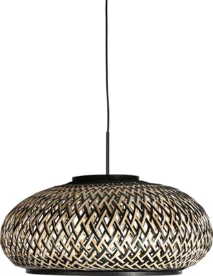 Zdjęcie produktu dla Lampa wisząca - naturalny - Sparkled Light - bambus metal - Ø 50cm - E27 - 4476ZW - Steinhauer