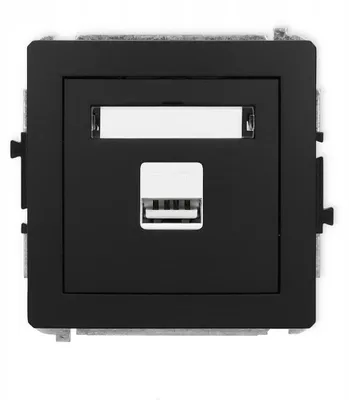 Obrázok produktu pre Karlik DECO 12DCUSB-1 USB zásuvka čierna matná