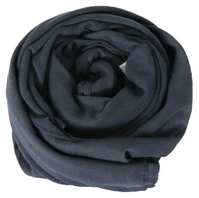 Immagine prodotto di Sciarpa leggera, morbida ed elegante da donna, colore grigio, realizzata in poliestere, dimensioni 80 x 180 cm