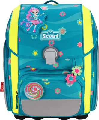 Produktbild von Scout Genius Schulranzenset DIN 4 teilig Little Flowers