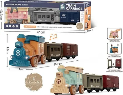 Immagine prodotto di treno a batteria luce suono 40x9x7cm