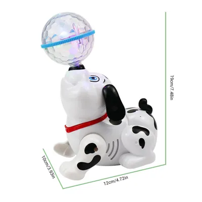 Imagen del producto de Juguete eléctrico para perros, con forma de pelota, que canta y emite sonidos