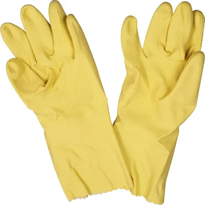 Produktbild von Vileda Super Universal, Haushaltshandschuhe, Beige, Gelb, L, 1 Stück(e), 2 Stück(e), CE, WEEE