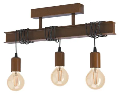 Obrázek produktu pro Stropní svítidlo Eglo Townshend 43522 3x27 60 W hnědá antik
