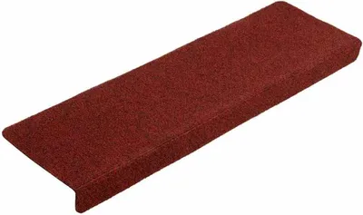 Immagine prodotto di Tappetini per scale autoadesivi 20 pz 65x21x4 cm Bordeaux Rosso Bordo rettangolare