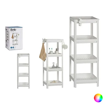 Produktbild von Badezimmerregal PP (23 x 100 x 35,5 cm): Weiß