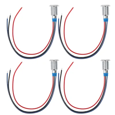 Produktbild von Vorverdrahtete runde LEDs, wasserdichte runde LEDs, runde Mini-LEDs, zweifarbige LED, runde LED, Blinklicht