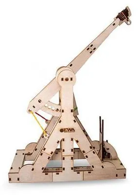 Zdjęcie produktu dla Puzzle 3D Lemn Trebuchet – ekologiczna sztuka z drewna