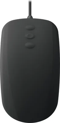 Produktbild von Active Key Medical AK-PMH3 - Maus - 3-Tasten-Scrollen - ergonomisch - rechts- und linkshändig - optisch - 5 Tasten - kabelgebunden - USB - Schwarz