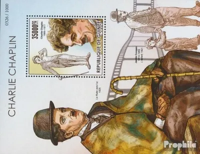 Produktbild von Briefmarken Guinea 2015 Mi Block 2562 (kompl. Ausgabe) postfrisch Charlie Chaplin