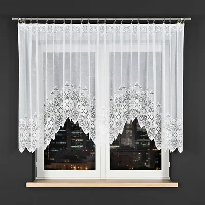 Zdjęcie produktu dla Zasłona dekoracyjna do klapek NADIA 160 biała 400x160 cm MyBestHome