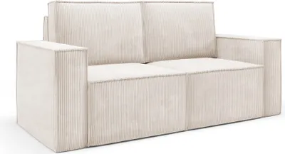 Produktbild von BETTSO klassisch Beige ORTO Zweisitzer Sofa aus modularem Kord
