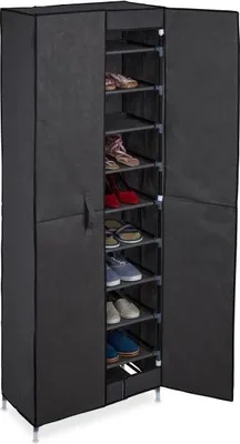 Zdjęcie produktu dla Materiałowa szafka na buty na 30 par butów