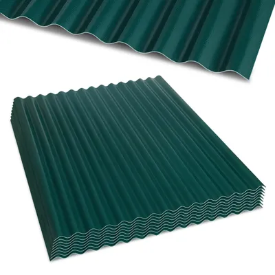 Zdjęcie produktu dla Ikodm 8 sztuk płyt z PVC przeznaczonych do budowy studni, o grubości 1,5 mm, wymiarach 117x93 cm, w kolorze ciemnozielonym. Nadają się do budowy carportów, domków ogrodowych i innych konstrukcji