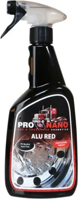 Produktbild von 750 ml ProNano Alu Red | Keine Felgenbürste erforderlich | Nur für Felgen von Alcoa und Dura Bright geeignet | Entfernt Schmutz und Bremsstaub |
