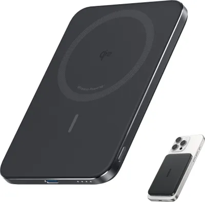 Immagine prodotto di Powerbank Anker Nano (5K, magnetico, slim) Nero