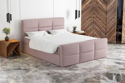 Produktbild von Boxspringbett HAKI 180x200 mit 2 Bettkästen, Bonell-Matratze und Topper. Möbel vom Hersteller- Handarbeit! Bett Komplett-Set mit Matratze, Bettkasten & Kopfteil. Modern und robust.