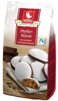 Produktbild von 200G Weiss Schokopfeffernuesse
