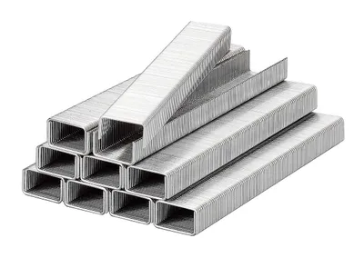 Produktbild von kwb Klammern, Typ Flachdraht, Stahl, C-Spitze, Stahldraht, 1200 Stk. 11,4 mm x 1