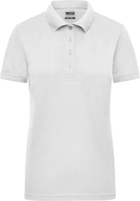 Produktbild von James & Nicholson Damenpoloshirt Workwear, Gr. 3XL,weiß