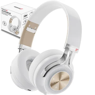 Produktbild von Feegar Bluetooth-Kopfhörer über Ohr, 65 Stunden Spielzeit und ANC, BT 5.4 kabellose Kopfhörer mit Mikrofon, HiFi-Stereo, faltbares leichtes Headset,