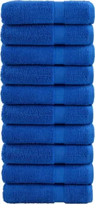 Produktbild von Premium Badetücher SOLUND 10 Stk. Blau 100x150 cm 600 g/m²