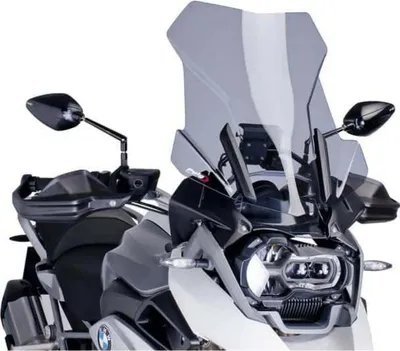 Zdjęcie produktu dla Ekran turystyczny PUIG przydymiony przezroczysty 545x445mm dla Bmw