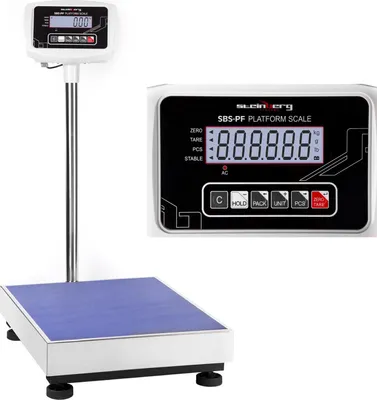 Zdjęcie produktu dla Waga Magazynowa Platformowa Kalkulacyjna Sbs-Pf-150 Lcd Do 150Kg