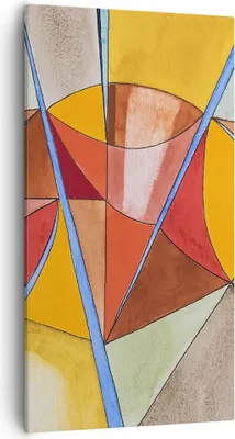 Produktbild von Bild auf Leinwand - Leinwandbild - Abstraktion modern - 55x100cm - Wand Bild - Wanddeko - Leinwanddruck - Bilder - Kunstdruck - Wanddekoration - Leinwand bilder - Wandkunst - PA55x100-3960