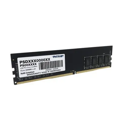 A single computer memory module is shown against a white background.
