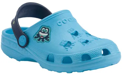 Produktbild von Coqui - Kinder Clogs "Little Frog" MR2126 (25 EU - 27 EU) (Blau)