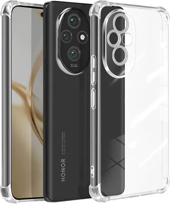 Immagine prodotto di Mayaxess, Cover protettiva per Honor 200 Angoli rinforzati, Trasparente
