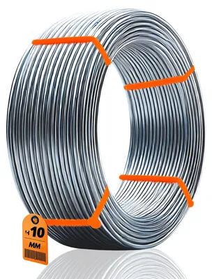 Produktbild von Haus-Held Aluminium-Runddraht AlMgSi 10 mm, 85 m für Blitzschutz