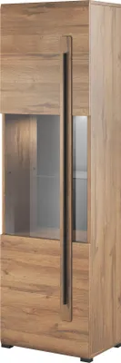 Immagine prodotto di Vetrina Toro 60x39x204cm MDF rovere Grandson 1 anta