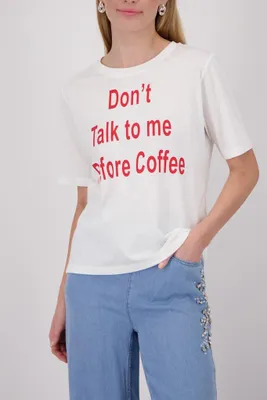 Produktbild von MONARI Damen T-Shirt in Creme, Größe 38