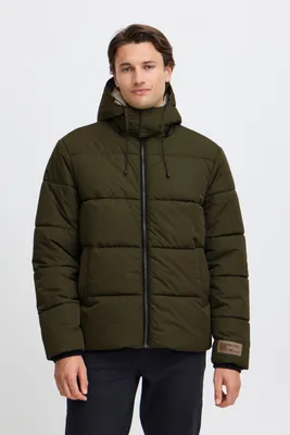 Produktbild von Blend BHOuterwear Herren Steppjacke Winterjacke Jacke mit abnehmbarer Kapuze Kordelzug Rippbündchen Eingrifftaschen Regular fit