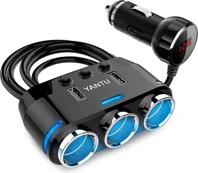 Obrázok produktu pre Verk 10067 Rozbočovač pre autozapaľovač 3 x 12/24V + 2x USB
