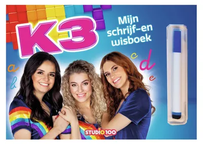 Obrázek produktu pro Studio 100 Wisboek – cvičebnice pro výuku psaní: Zábavná cvičení psaní K3 Magie