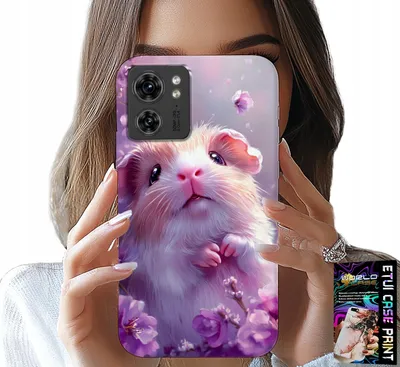 Zdjęcie produktu dla Etui Do Motorola Edge 40 - Słodki Chomik, Gryzonie Wzory Dla Dzieci